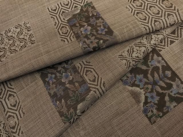 平和屋着物○本場大島紬 短冊花文 正絹 逸品 BAAT3190hv - メルカリ 
