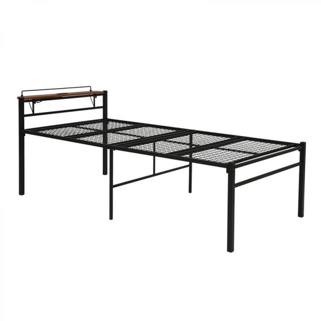 萩原 Hagihara KH-3095BKMS 宮付きシングルベッド ハイタイプ 新生活 インテリア 家具おしゃれ