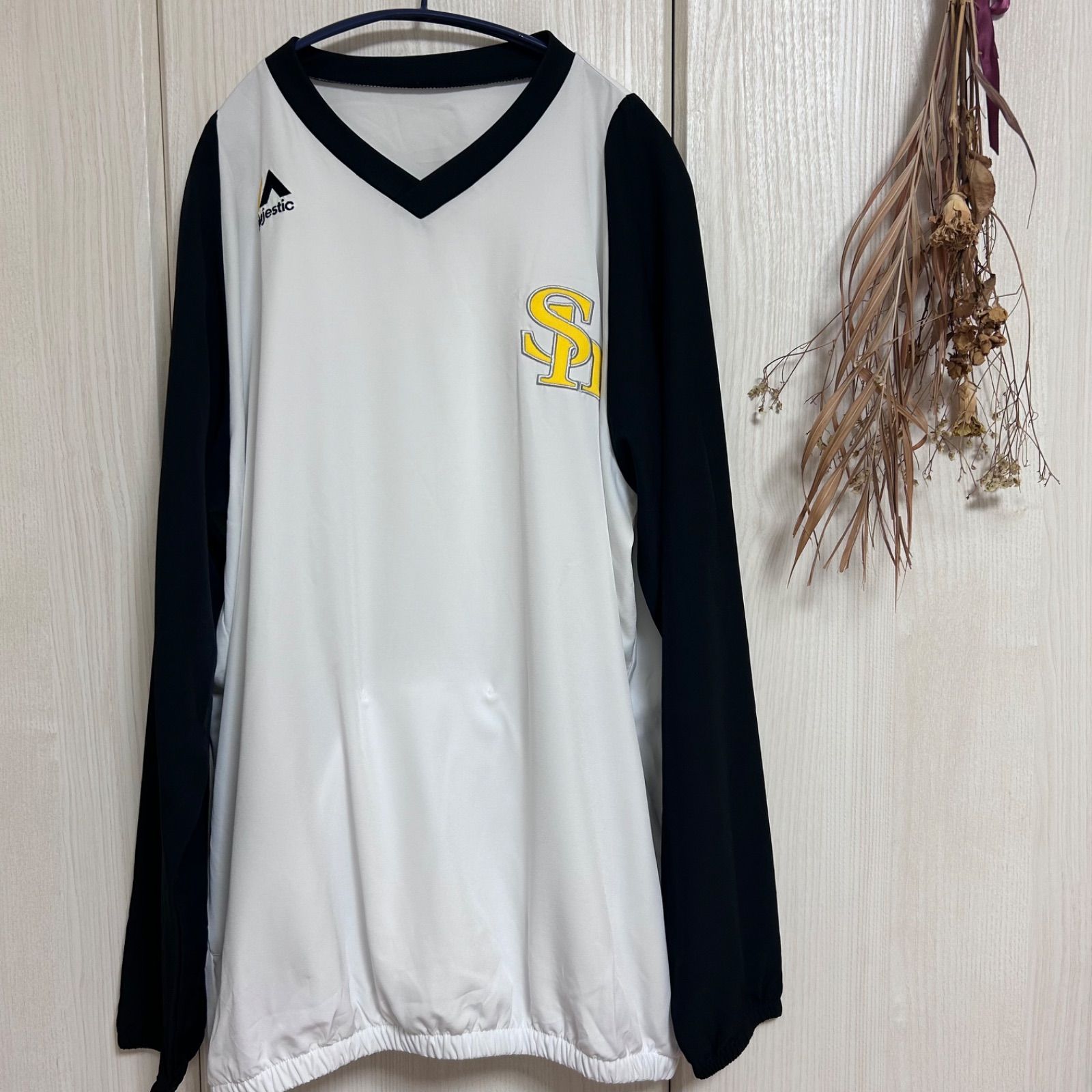 福岡ソフトバンクホークス プロコレ 長袖ゲーマージャケット Majestic