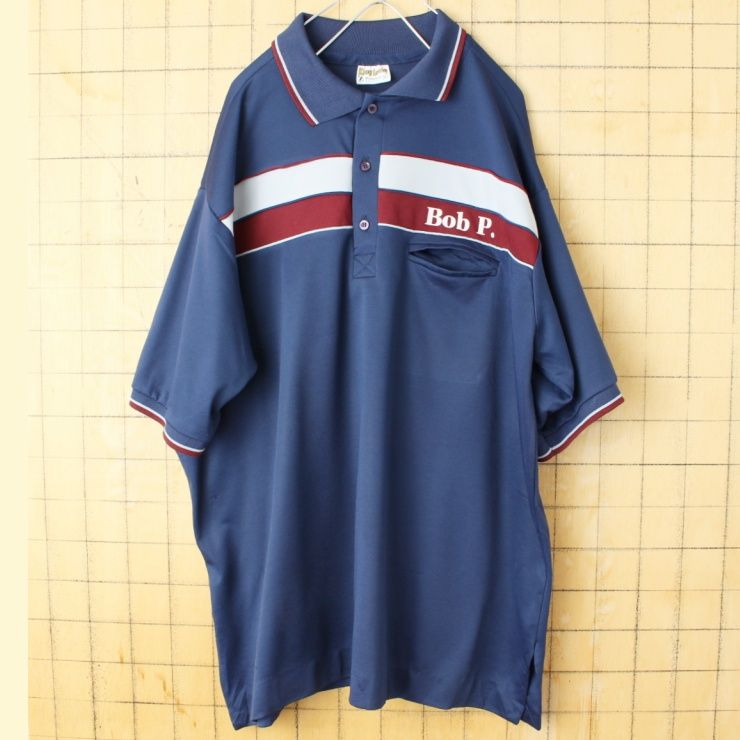 70s 80s USA製 King Louie 両面プリント ボウリング シャツ