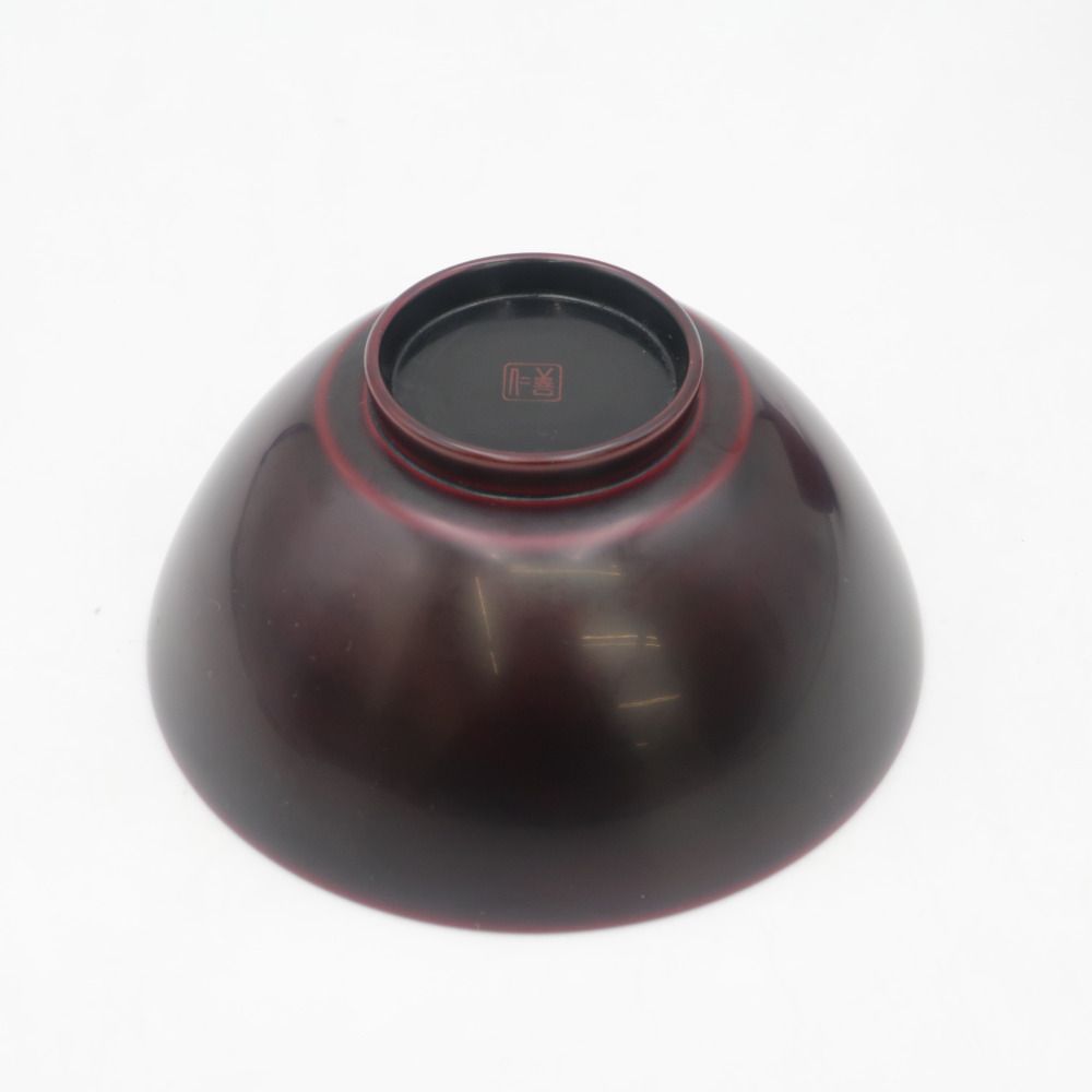 輪島屋善仁 飯碗(小) 2客セット 茶碗 外箱無し 食器 漆器 現状品