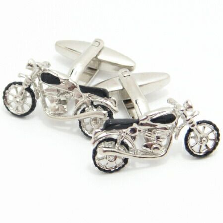 かっ飛ばせ リアルなバイク カフス カフスボタン カフリンクス cufflinks cuffs メンズ 男性 スーツアクセサリー専門店 父の日 ギフトにも 誕生日 プレゼント プチギフト おしゃれ カフスマニア