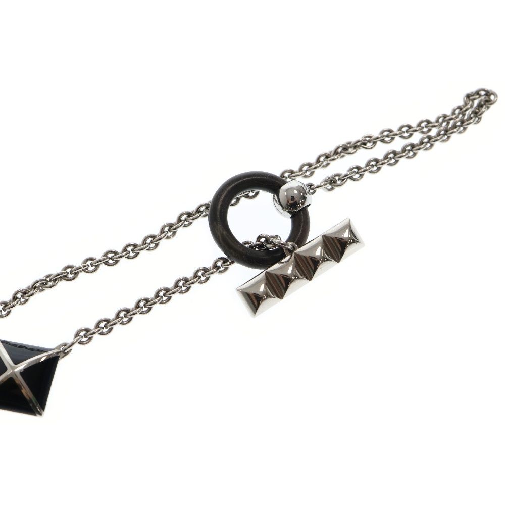 【HERMES】ネックレス メドールXO スタッズバッファローホーン medor HERMES (エルメス) メドールXO ネックレス バッファローホーン