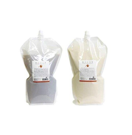 【セット】ムクエ フレッシュシトラス モイスチャーシャンプー ＆ ヘアトリートメント 2000ml レフィル