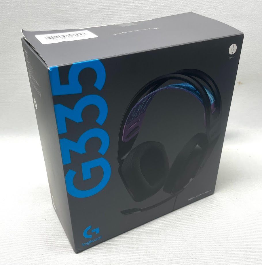 【ジャンク品】 Logicool G ゲーミングヘッドセット G335 ゲーミング ヘッドセット G335BK A0718 0830ML004 0120240828100732