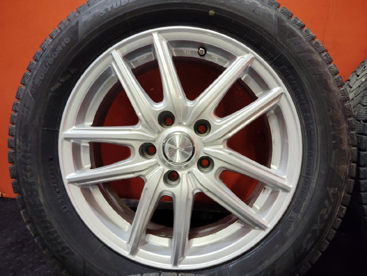 BS VRX3 205/60R16】スタッドレス【ECO FORME 16インチ 6.5J5HPCD114.3 