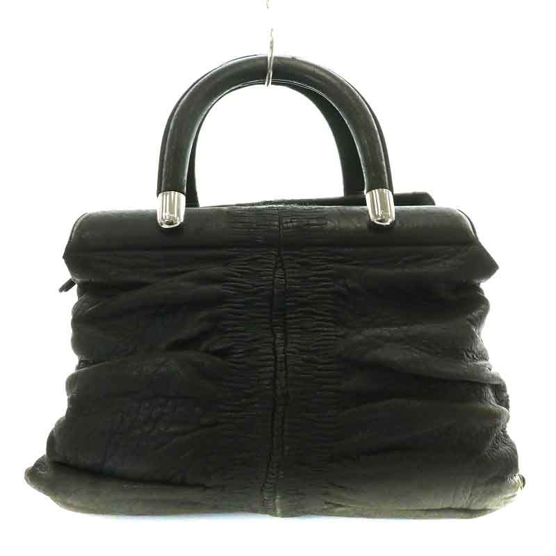 クリスチャンディオール Christian Dior カレーニナ ハンドバッグ レザー 黒 ブラック 05-MA-0048 /NW26 □OH -  メルカリ