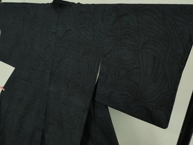 平和屋本店■極上　本場結城紬　重要無形文化財　80亀甲　証紙付き　逸品　DZAA6570kh5 平和屋本店□極上 本場結城紬 重要無形文化財 80亀甲 証紙付き 逸品