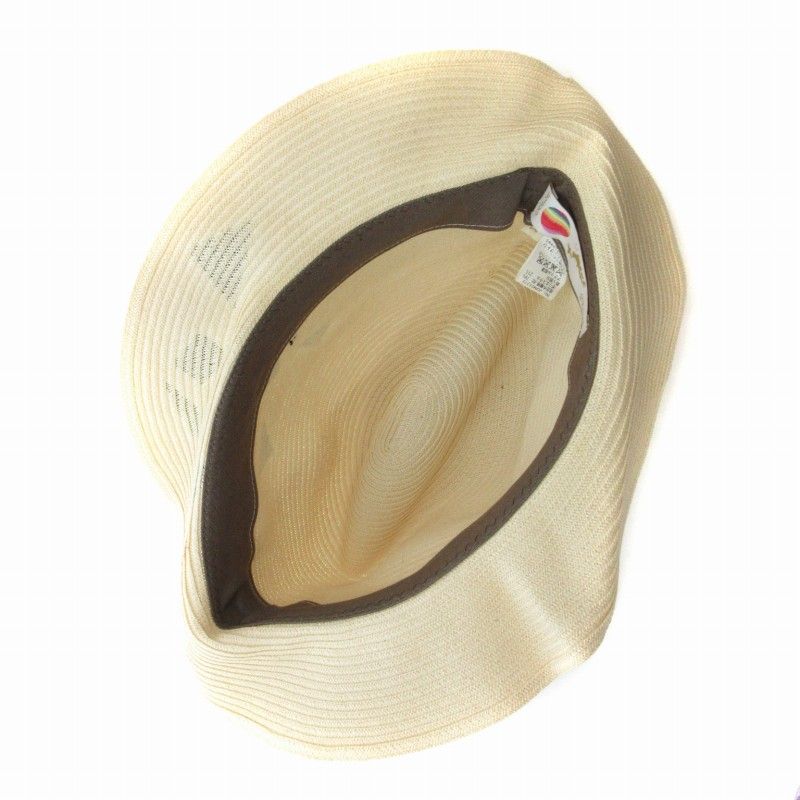 CA4LA　カシラ　麦わら帽子　ストローハット 美品☆CA4LA カシラ 麦わら帽子 ハット カンカン帽 ストロー