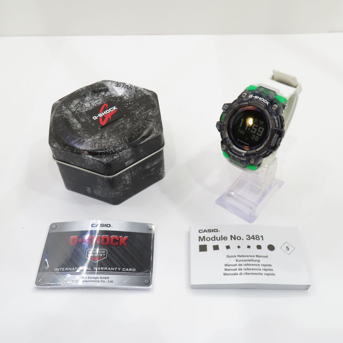 CASIO カシオ G-SHOCK GBD-100SM-1A7JF Gスクワッド Bluetooth搭載