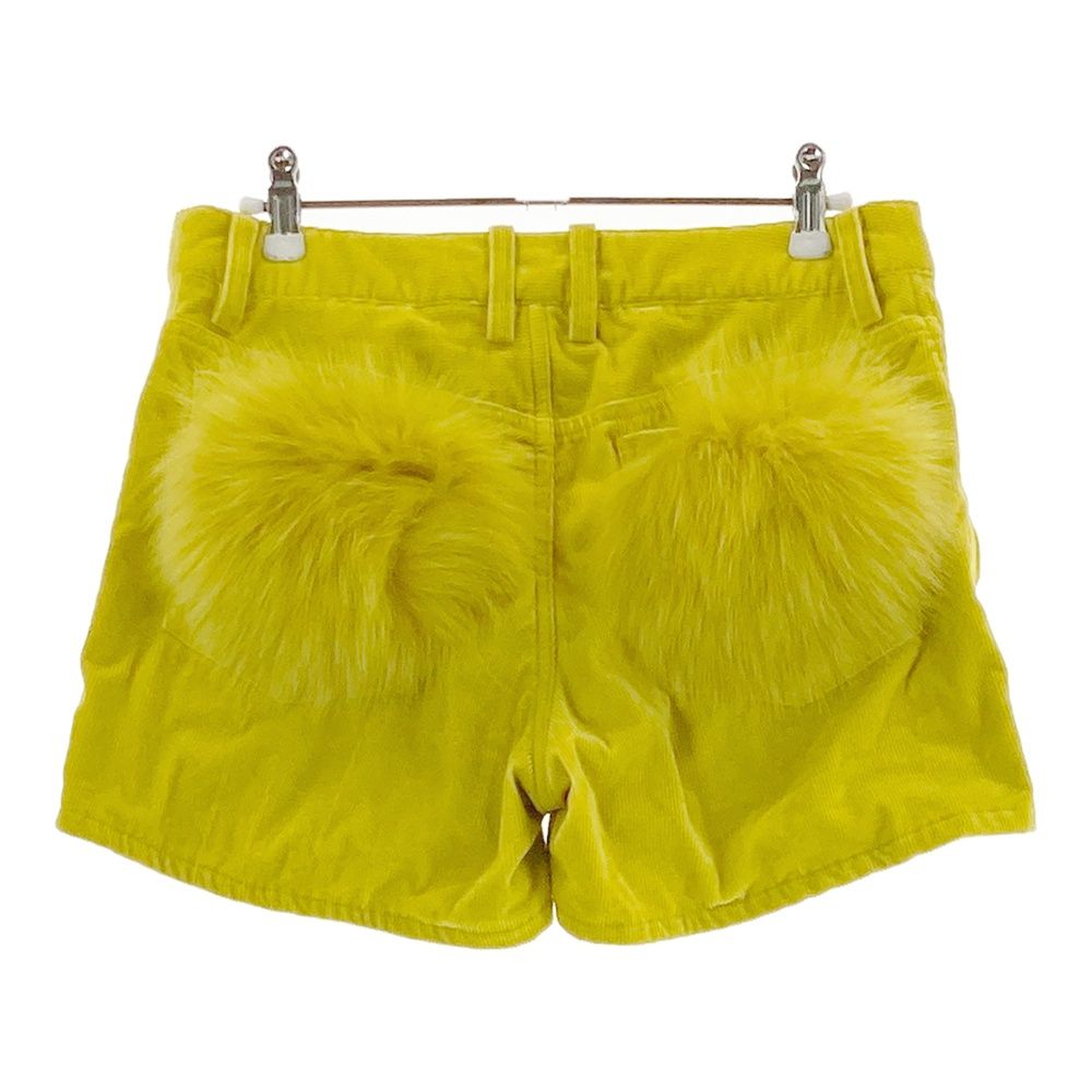 サイズ L MARK-LONA マークアンドロナ 蓄熱 コーデュロイ ショートパンツ イエロー系 240101390159 ゴルフウェア レディース ストスト