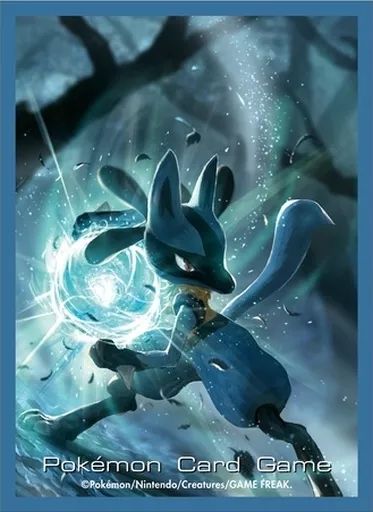 [Used] Supply Pokemon Card Game Deck Shield (sleeve) Lucario Pokemon Center Limited