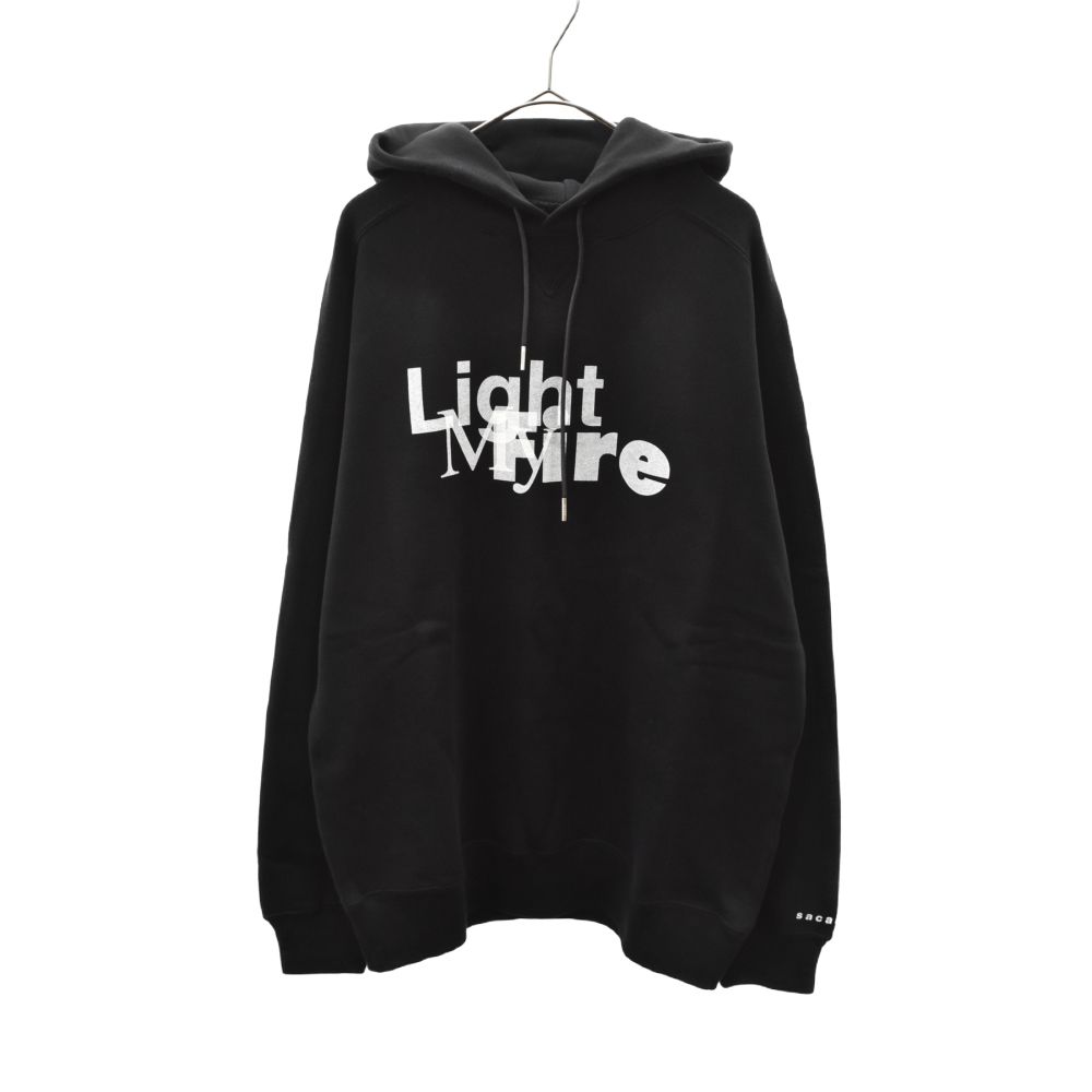 Sacai (サカイ) Light My Fire Hooded Sweatshirt Black 22-0357S 