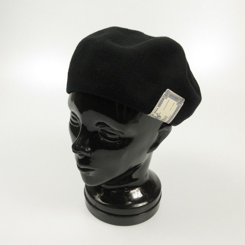 姫路東店 The H.W.DOG-Co. | ザエイチダブリュードッグアンドコー ベレー帽 COTTON CHOBO BERET D-01057 ブラック 118