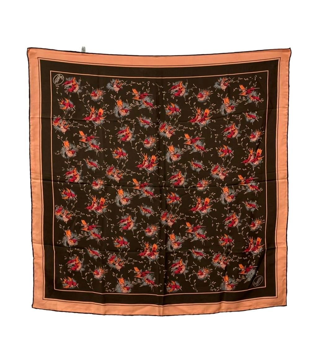 グッチ スカーフ シルク100% 鳥柄 レディース GUCCI - メルカリ