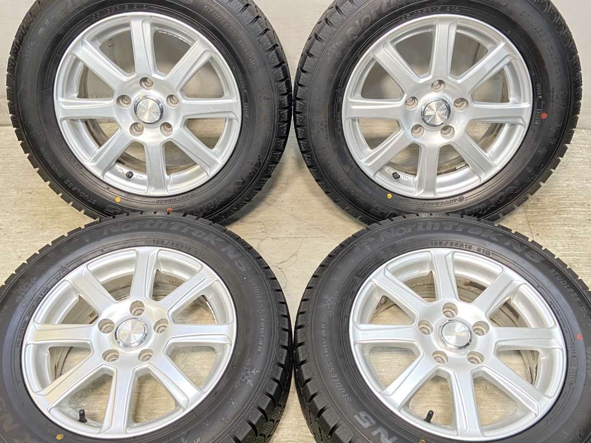 195/65R15 オートバックス ノーストレック N5 SPORT GRAHT 15x6.0 45 