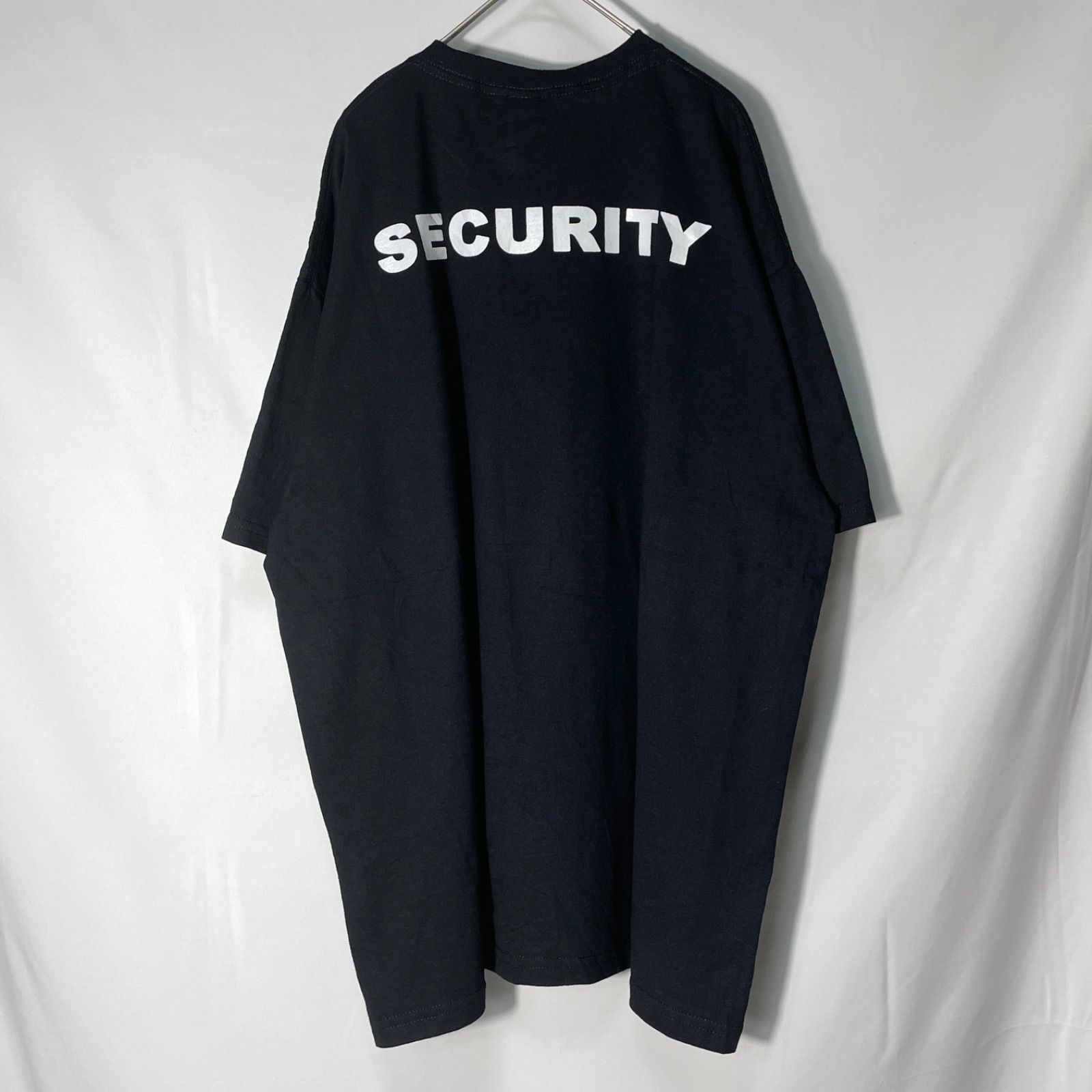 GILDAN】SECURITY 両面プリント バックロゴ ワンポイント オーバー 