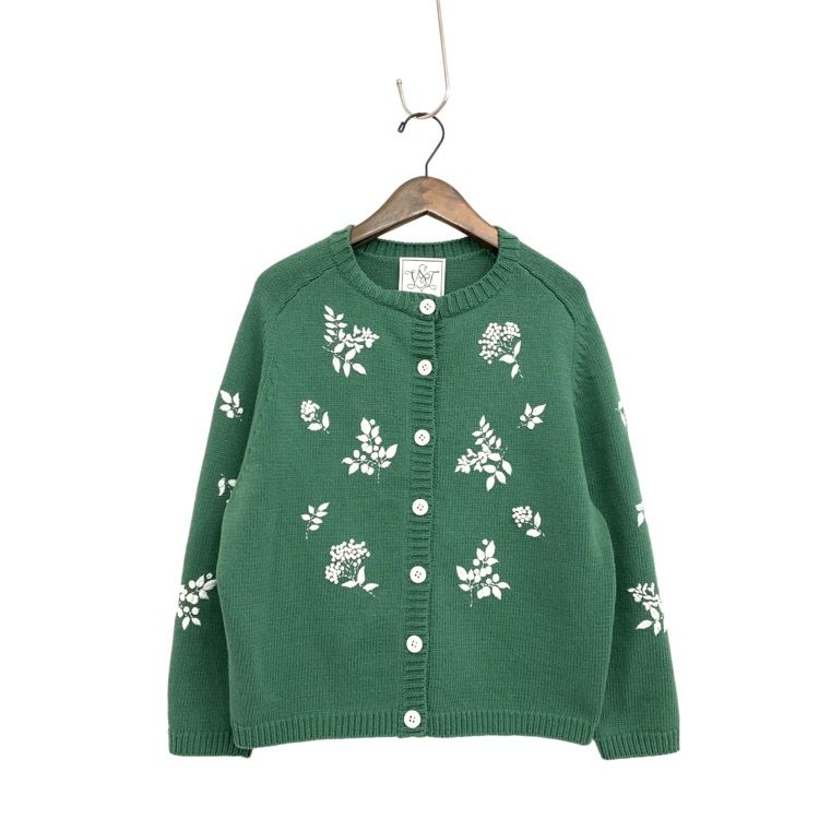 ♡seventen by miho kawahito♡フラワー刺繍カーディガン SEVENTEN by MIHO KAWAHITO フラワー刺繍 カーディガン 2023SS SEVEN
