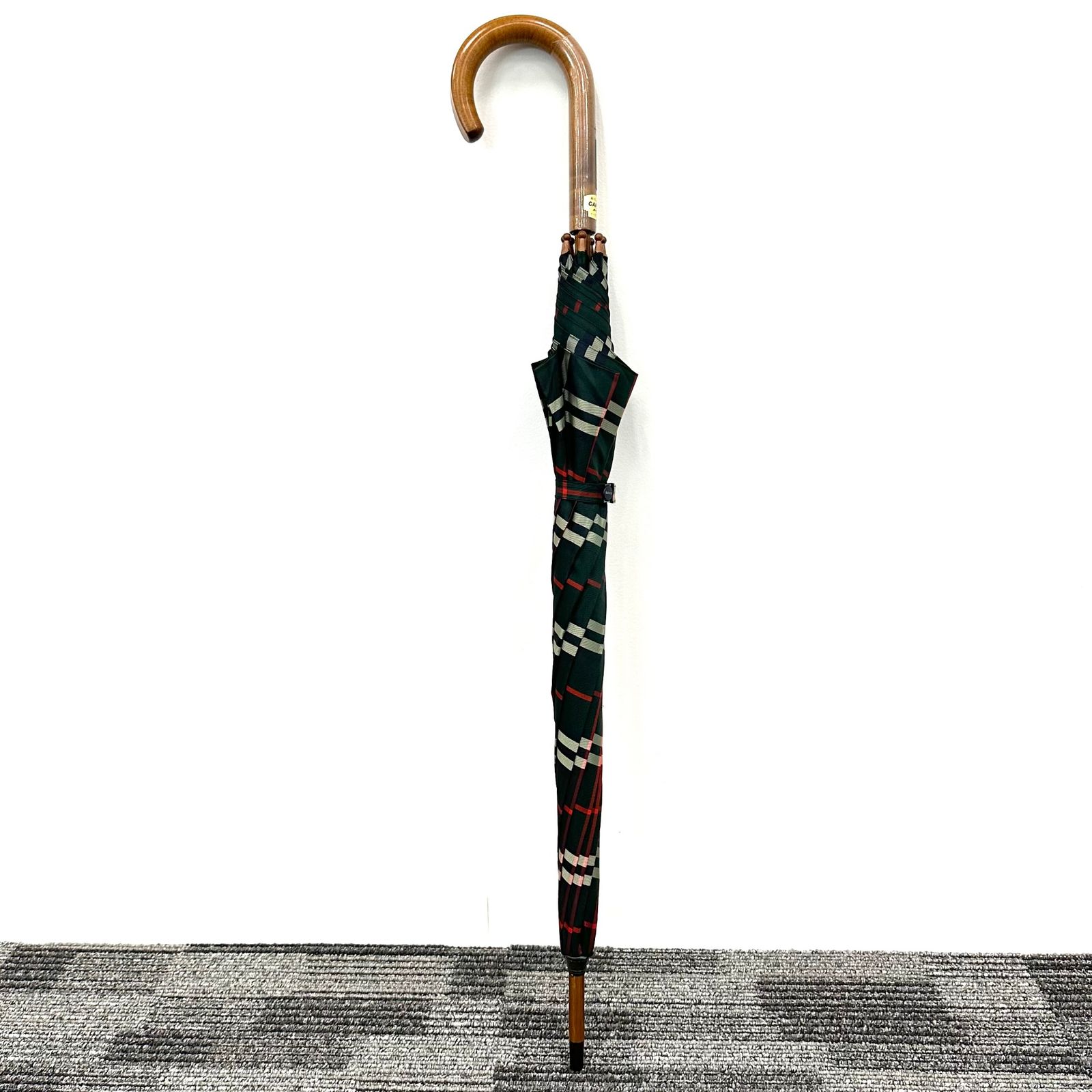 極美品】BURBERRY バーバリー 長傘 雨傘 アンブレラ ノバ
