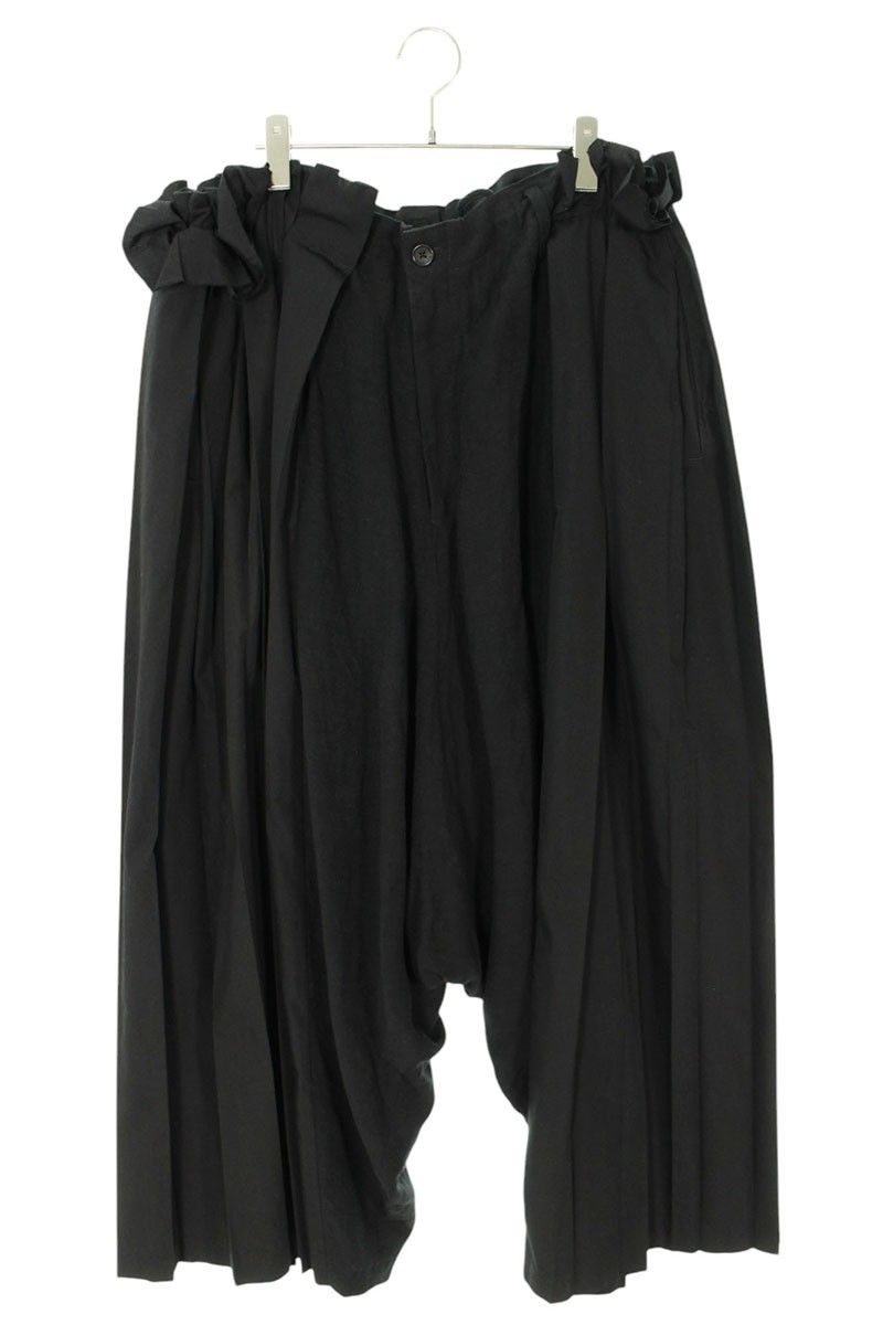 【美品】グラウンドワイ・サルエルパンツ・ギャバギャザー・ギャバジン・シワギャバ 美品】グラウンドワイ・サルエルパンツ・ギャバギャザー・ギャバジン