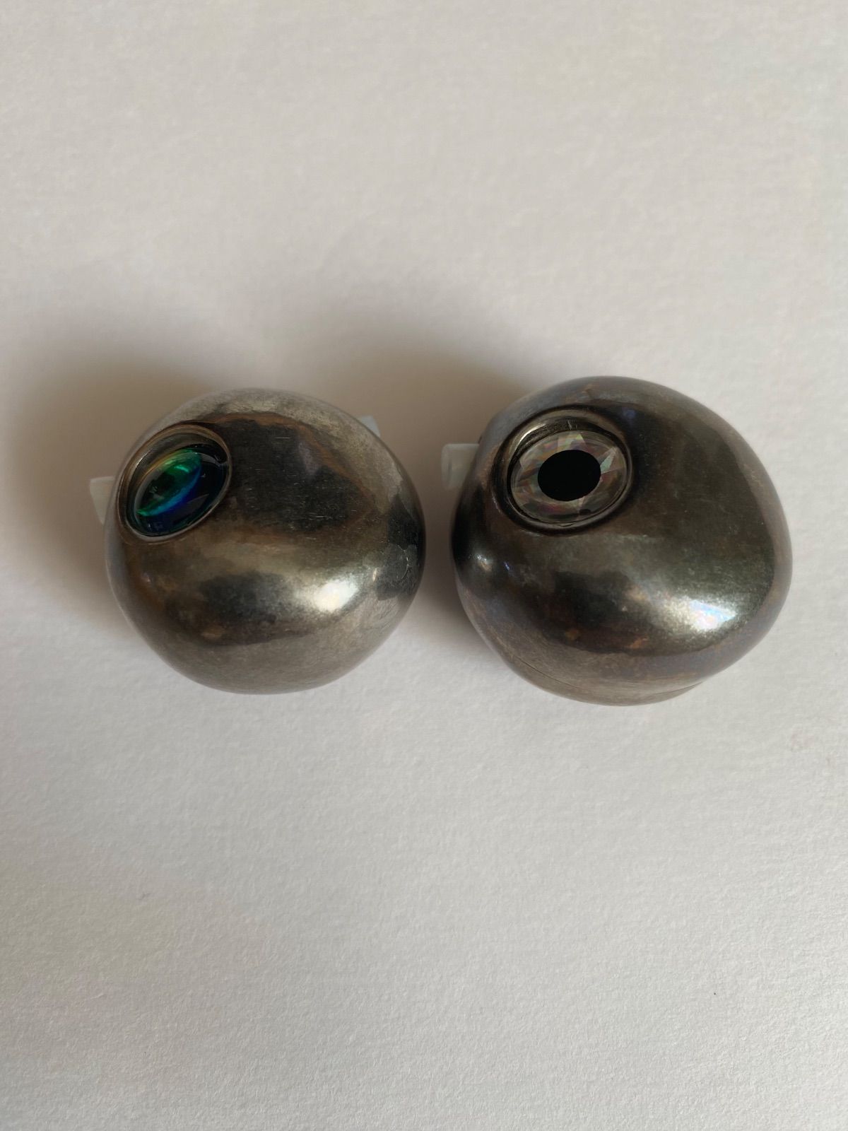 丸形シルバー260g310g各1個計2個セット 鯛ラバヘッド