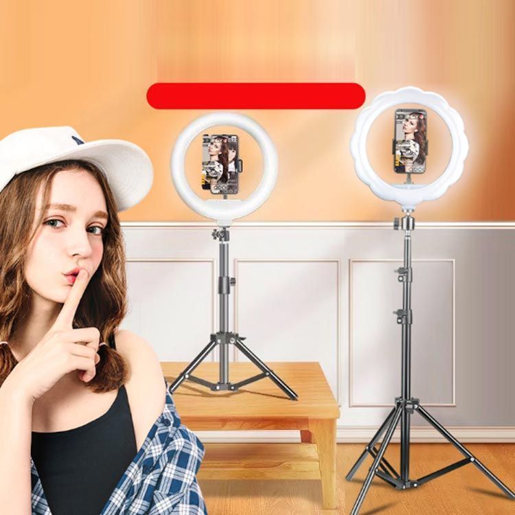 ☆スマホスタンド 10インチ 照明 撮影用ライト3色モード10段調光 Amazon | LUXSURE リングライト 俯瞰撮影 スマホスタンド ライト