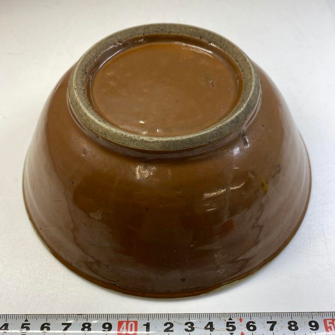 中国清時代　柿釉鉢　直径18.6㎝　東Y6-0722③タトチ 中国清時代 柿釉鉢 直径18.6㎝ 東Y6-0722③タトチ - メルカリ