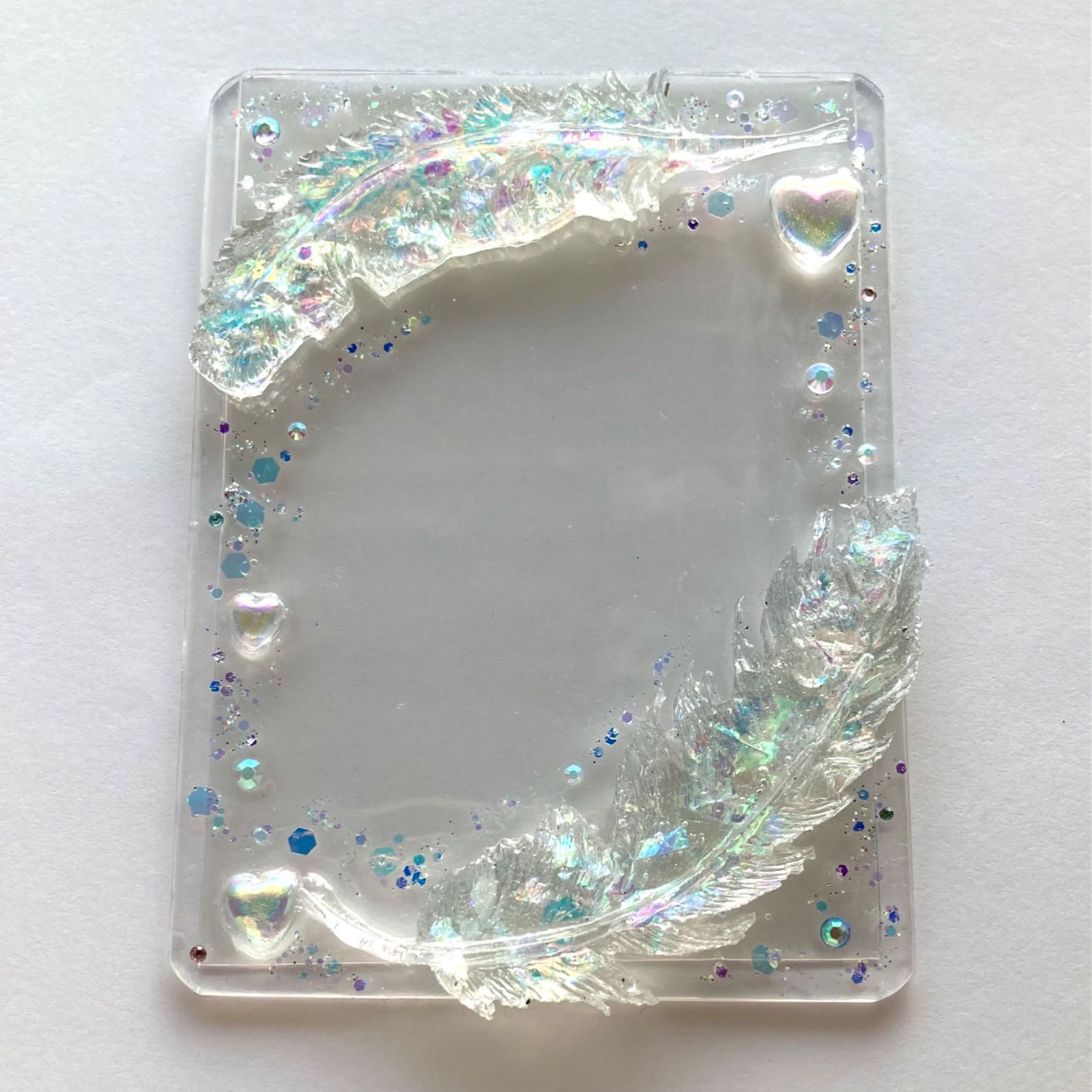 硬質ケース レジンデコ ハンドメイド デコケース レジン トレカケース 