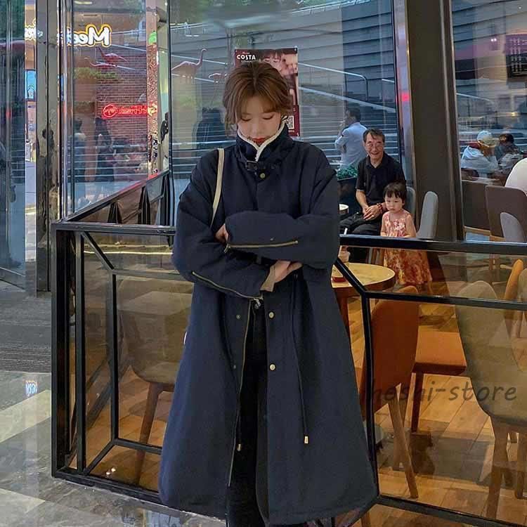中綿コート ロングコート