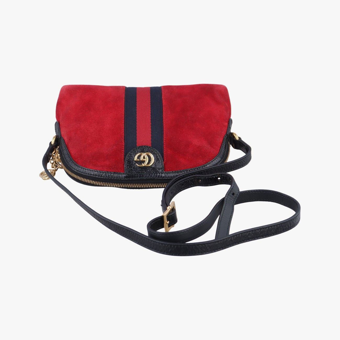 グッチGucciオフィディアレッドスエード×レザー499621C023568564