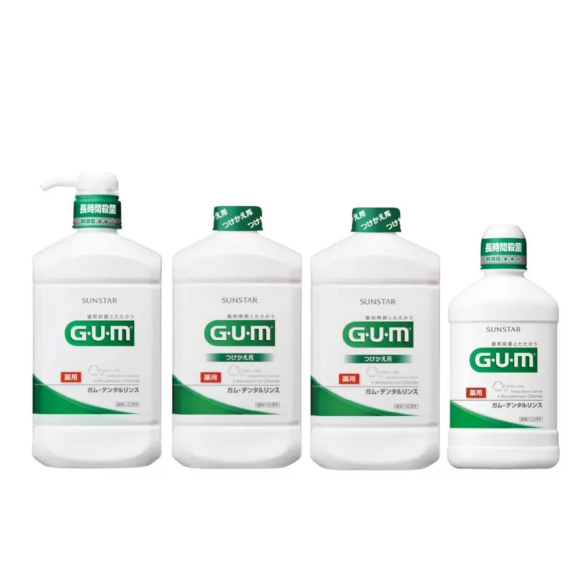 GUMデンタルリンス (960ml×1本+500ml×1本セット) - 口臭防止