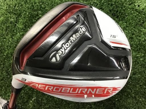 中古】 テーラーメイド AERO BURNER 3W レフティ フェアウェイ