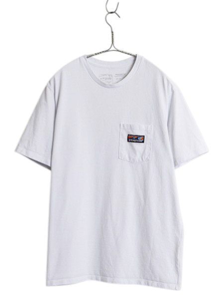 希少サイズ 新品タグ付き パタゴニア Tシャツ 波 ポケット XXL ポケT お得なクーポン配布中!】 パタゴニア 波タグ ポケット付き 半袖