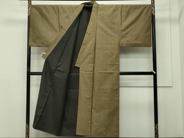 平和屋本店□極上 男性 本場大島紬 アンサンブル 100亀甲 総詰め 逸品