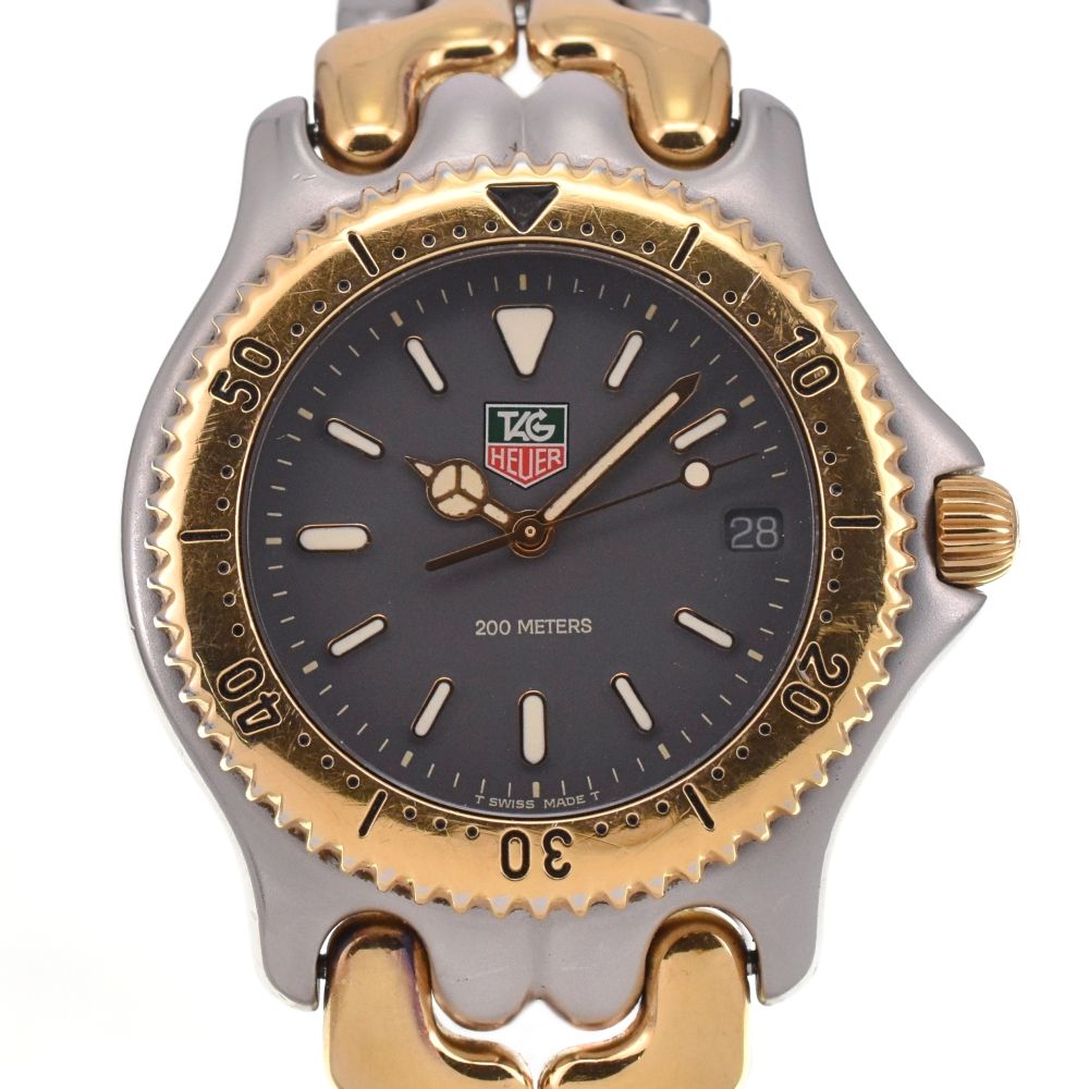 タグホイヤー TAG HEUER S95.206M S/el SS/GP クォーツ メンズ良品 E