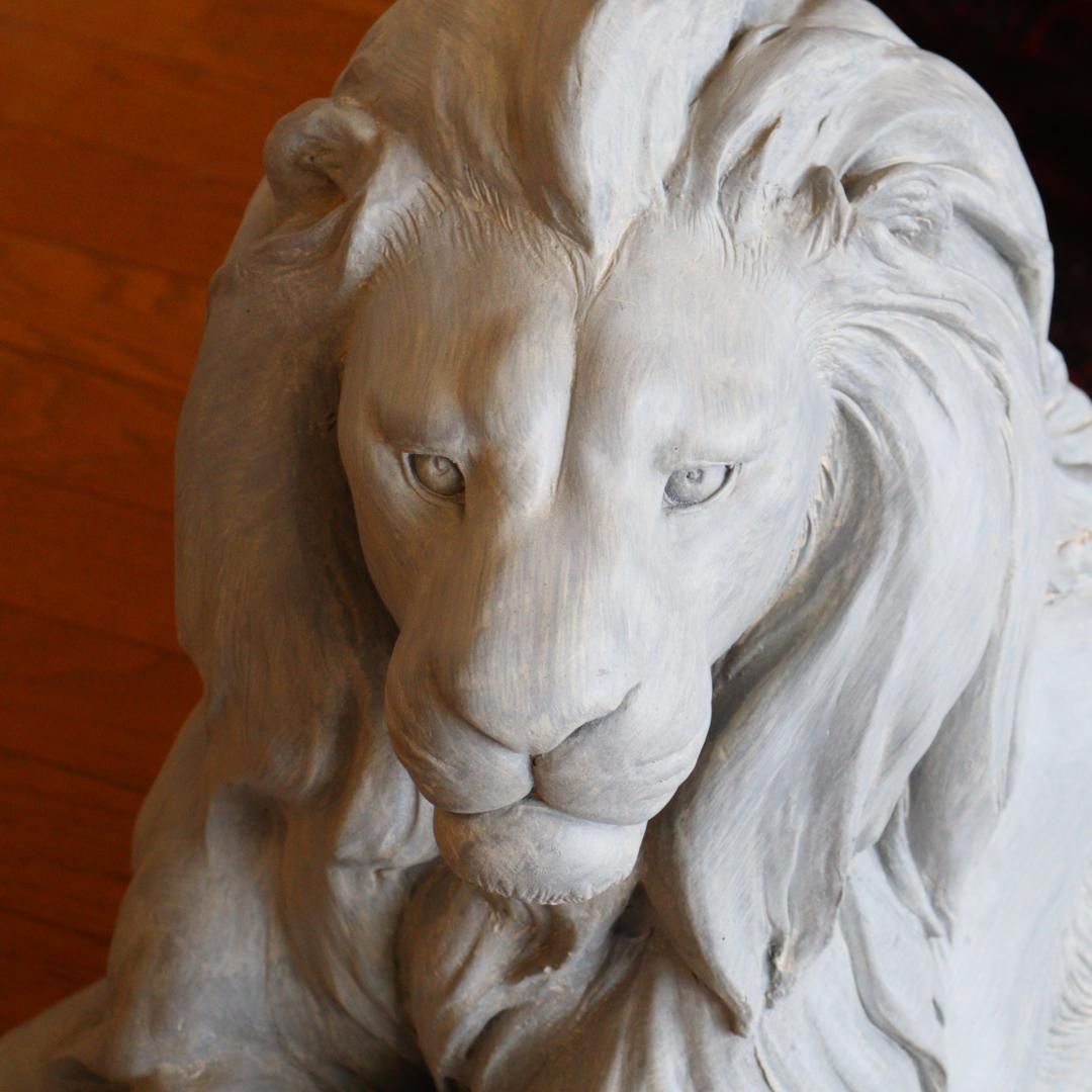 ライオン オブジェ 置物 ストーン 風水 金運 縁起物 ライオン オブジェ 置物 ストーン 風水 金運 縁起物 - メルカリ