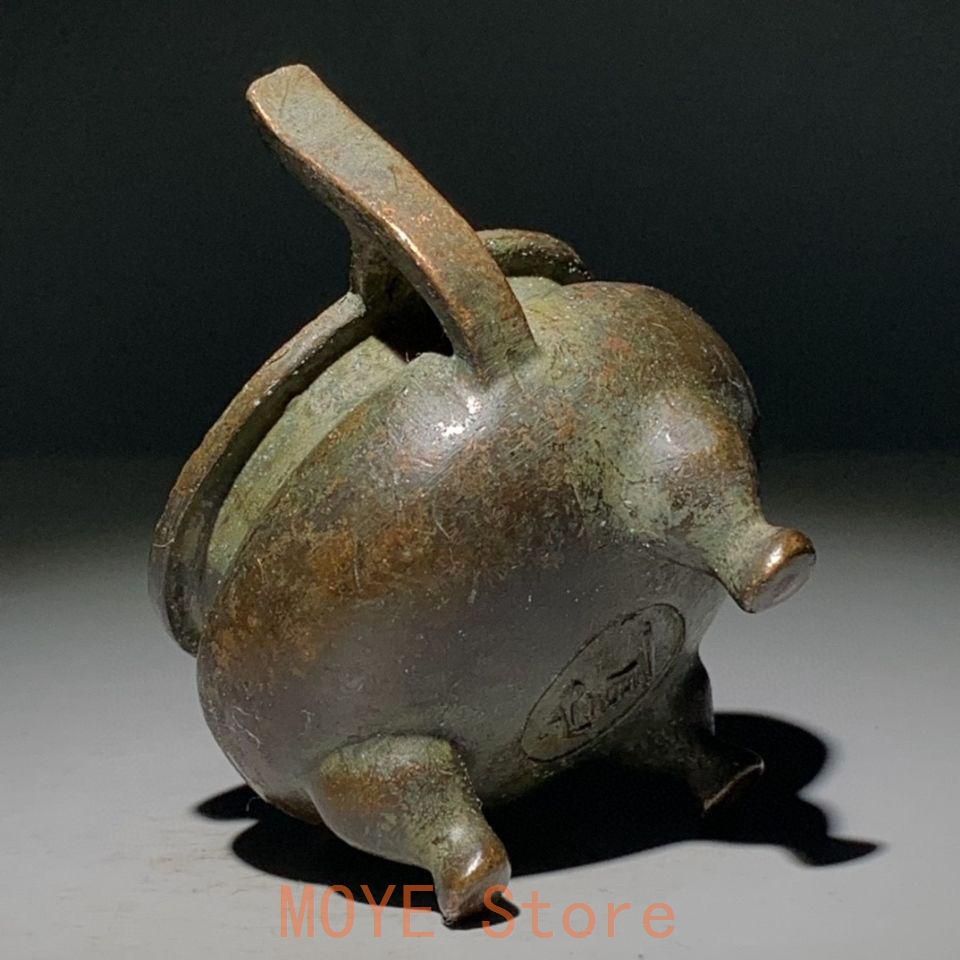 銅器 三足鼎 双耳香炉 宣徳炉 香道具 挿香炉 装飾品 工芸品 置物