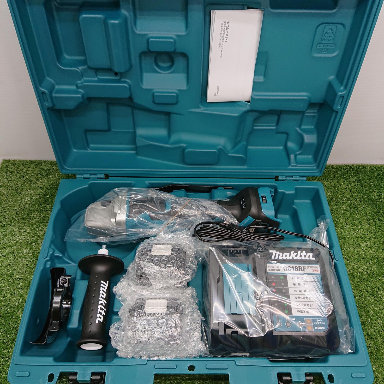 マキタ GA418DRGX 100mm充電式ディスクグラインダ 18V フルセット 3416