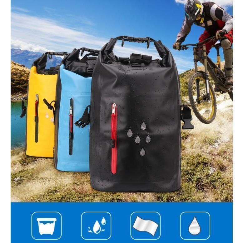 完全防水リュックサック アウトドア 防水リュック 大容量 25 登山釣りダイビング自転車バイクリュックサックデイバッグメンズ防水バック