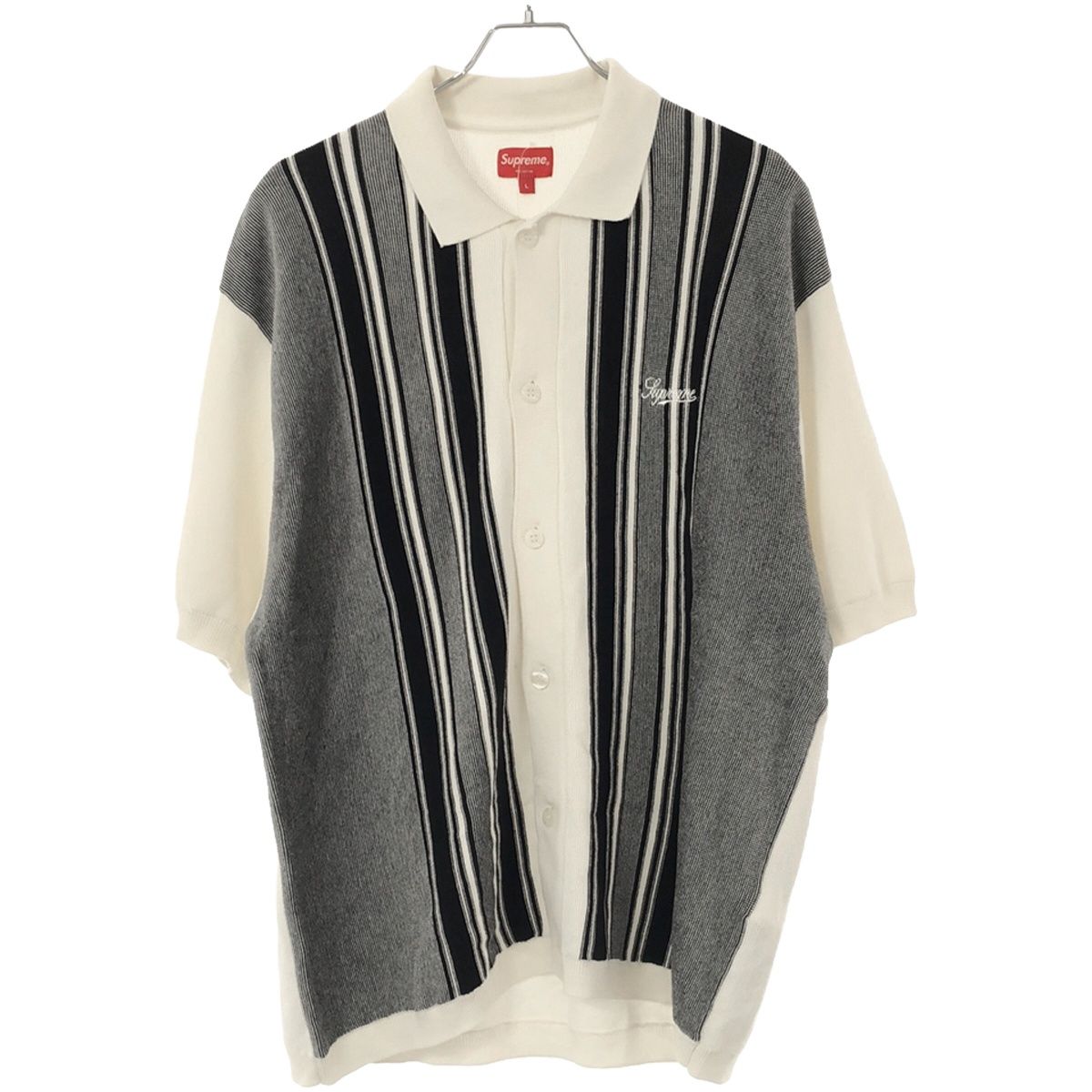 Supreme シュプリーム 22SS Stripe Button Up Polo ストライプニット 