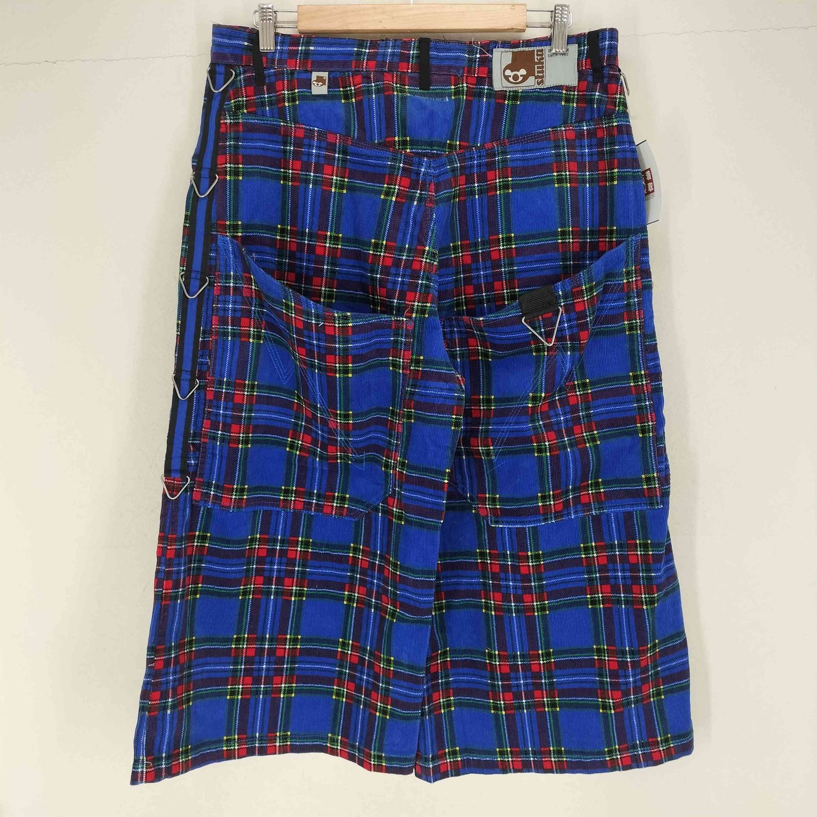 stuka (ストゥーカ) チェックバギーパンツ ブルー サイズ:36