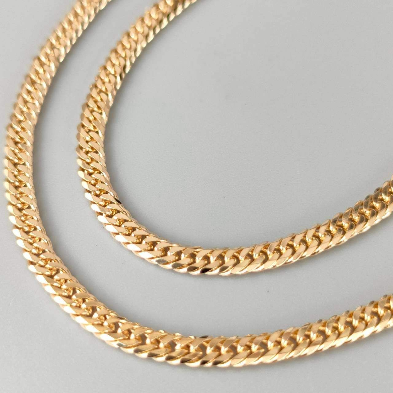 18金 ６面w喜平 ネックレス 18金 喜平 6面カット ダブル ネックレス 69グラム 70センチ