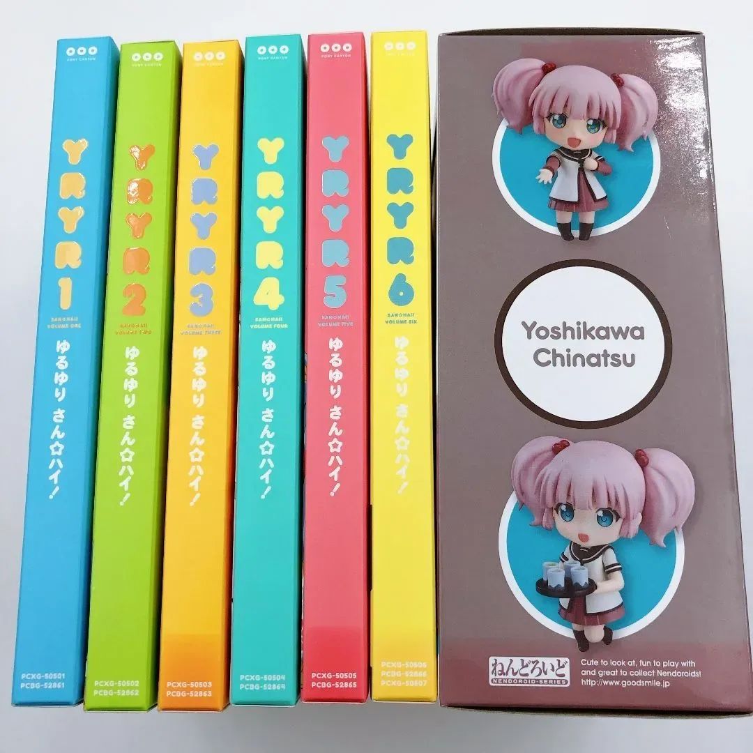 アニメBlu-ray　Disc　ゆるゆり さん☆ハイ! ねんどろいど付き全6巻セット Amazon.co.jp: ゆるゆり さん☆ハイ! 第6巻(ねんどろいど 吉川