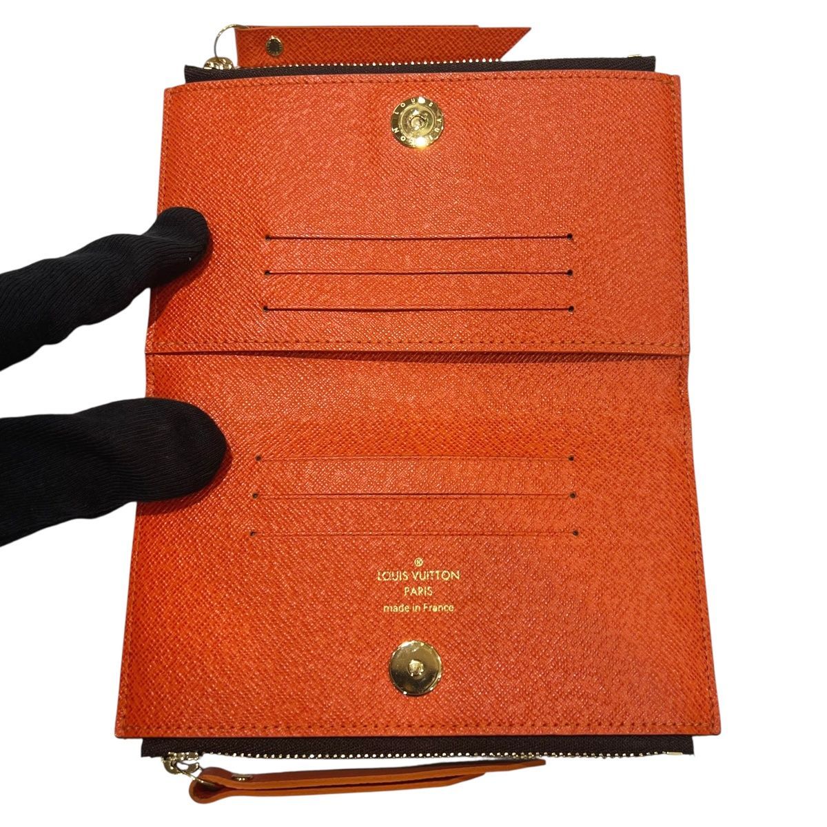 【中古】 LOUIS VUITTON ルイ・ヴィトン  レディース財布  M61272 モノグラム ポルトフォイユ アデル コンパクトウォレット コクリコ 25019890 SA 中古】 LOUIS VUITTON ルイ・ヴィトン レディース財布 M61272