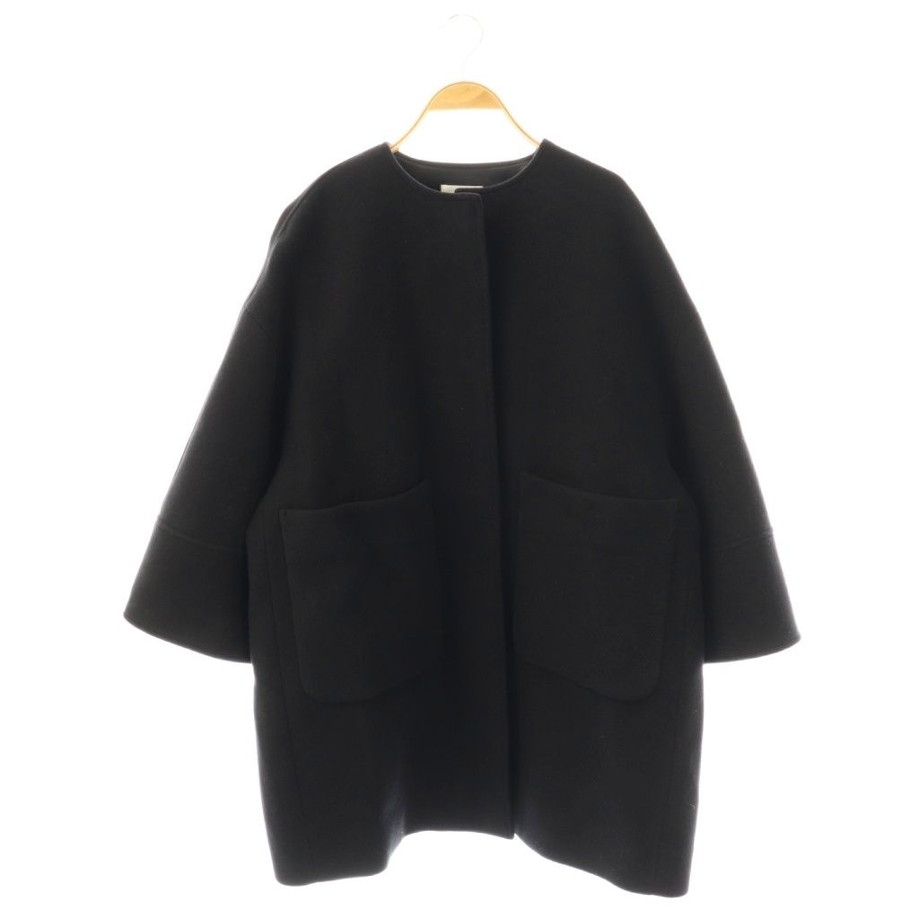 yori ヨリ ウールメルトンノーカラーコート