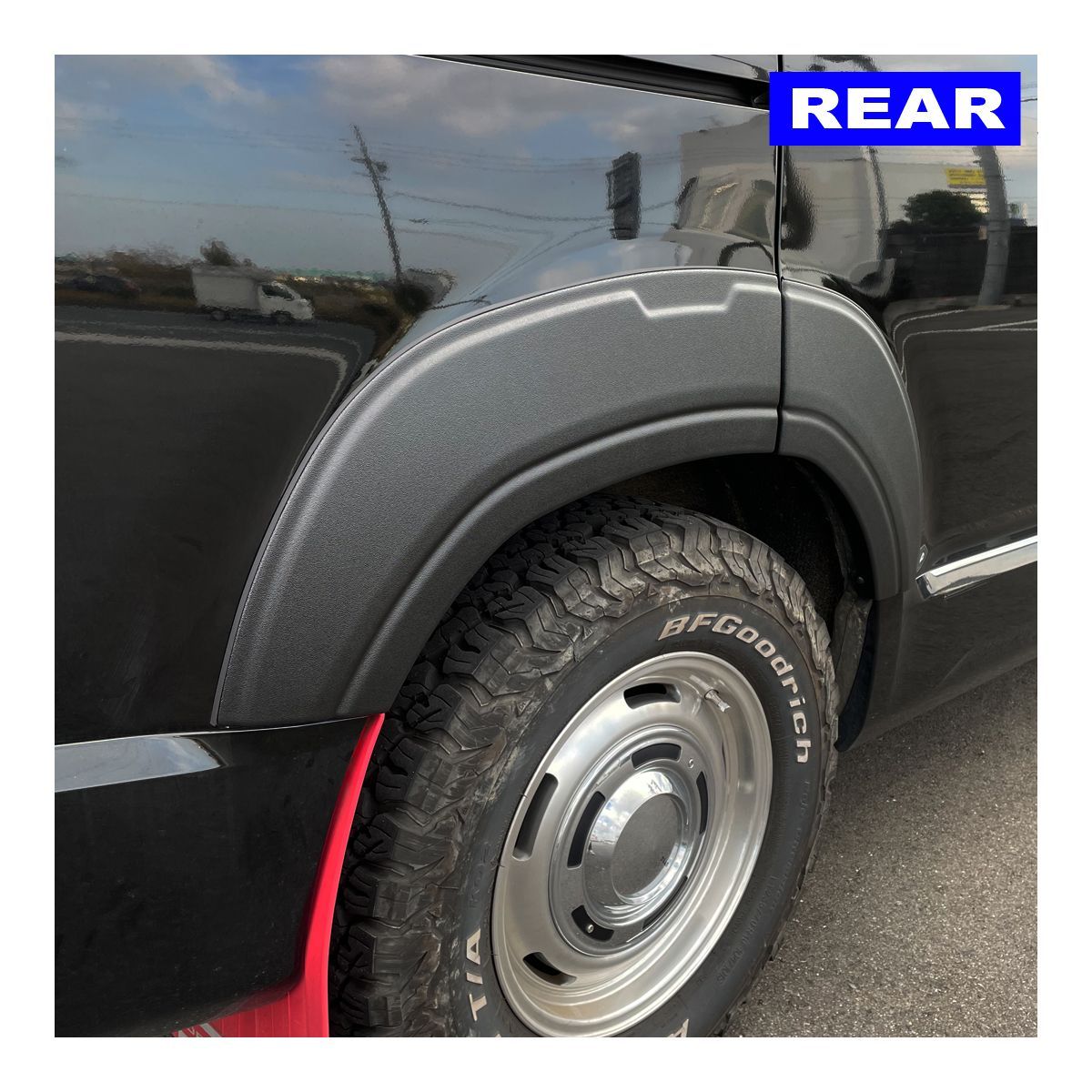 デリカ D5 CV1W 後期 オーバーフェンダー トリム 穴開け不要