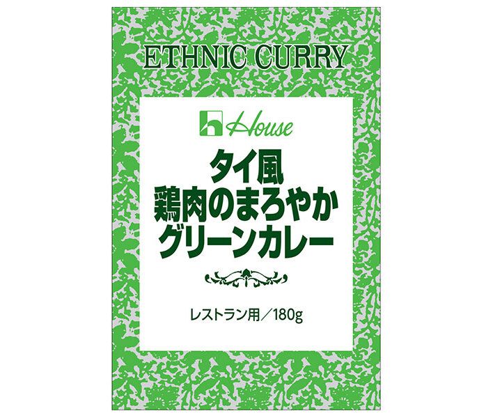 ハウス食品 タイ風鶏肉のまろやかグリーンカレー 180g×30袋入×(2ケース)｜ 送料無料 レトルト カレー タイ風
