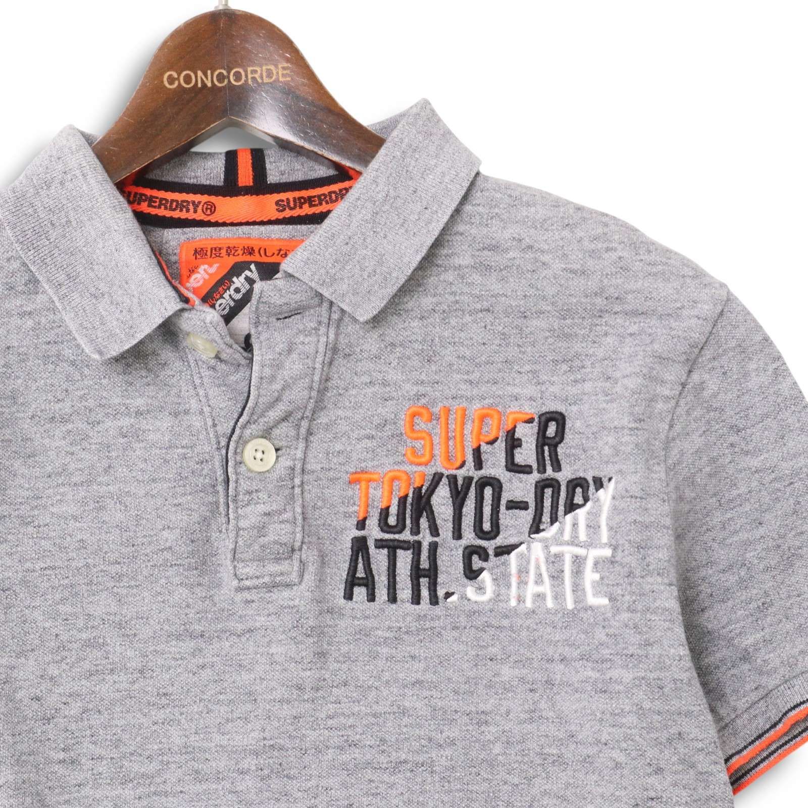 美品 スーパードライ極度乾燥しなさい 半袖ポロシャツ 大人カジュアル美シルエット Superdry スーパードライ 極度乾燥(しなさい) 春夏 ロゴ刺繍