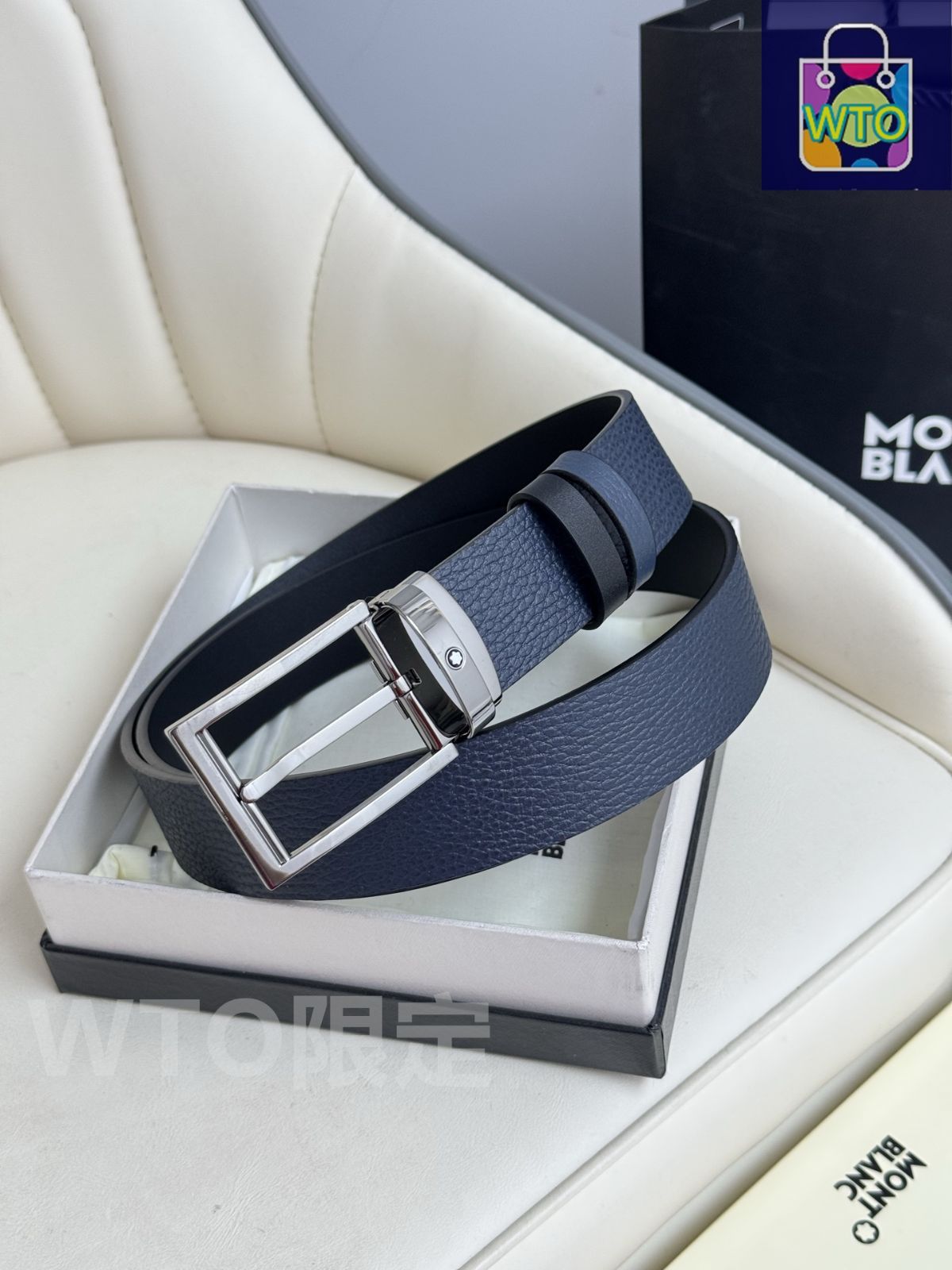 今日特価】Montblanc モンブラン レザーベルト - メルカリ