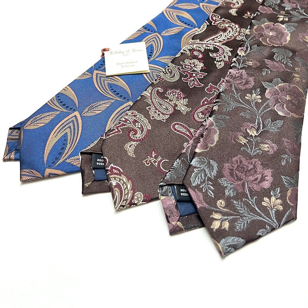 ネクタイ Holliday ＆ Brown / ウール ペイズリー柄 ネクタイ BEAMS F